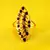 Ring Gold Platted Stone