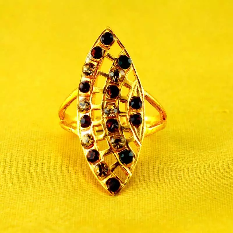 Ring Gold Platted Stone