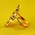 Ring Gold Platted Stone