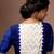 Royal Blue Silk Solid Designer Blouse