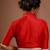 Red Silk Solid Designer Blouse