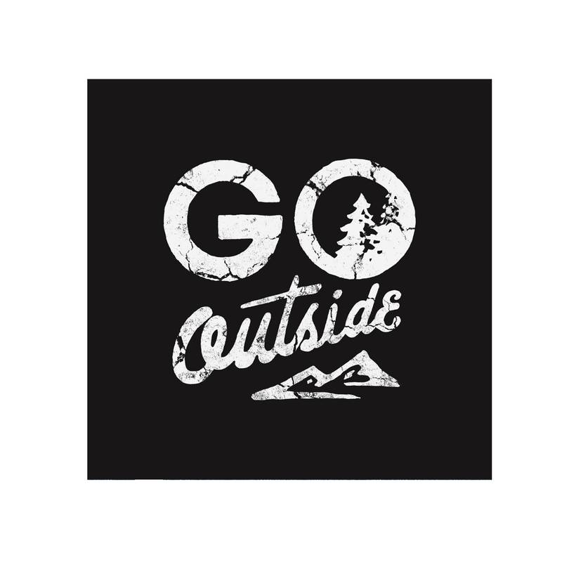 Gallery99 "Go Outside" Motivational Quotes Digital Reprint on Pinewood Art Panel