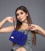 Bead crossbody bag