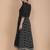 Black Print Rayon Anarkali Kurta Set