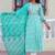 Green Embroidered Rayon A-Line Kurta Set