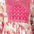 Red Print Rayon A-Line Kurta Set