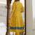 Yellow Embroidered Rayon Anarkali Kurta Set