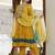 Yellow Embroidered Rayon Anarkali Kurta Set