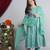 Green Embellished Rayon Anarkali Kurta Set