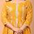 Yellow Embellished Rayon Anarkali Kurta Set