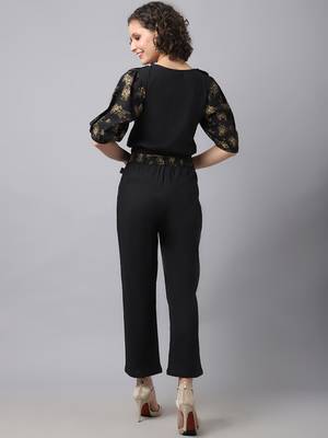 Black Printed Cotton  Co-ords 4