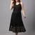 Black Printed Cotton  Dress