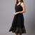 Black Printed Cotton  Dress