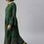 Green Solid Cotton Anarkali Kurta Set