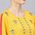 Yellow Red Printed Cotton Straight Kurta Set