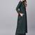 Green Solid Cotton  Kurta Set