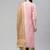 Pink Embroidered Cotton Straight Kurta Set