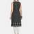 Black Printed Rayon Straight Straight Kurti