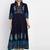 Blue Printed Cotton Anarkali ANARKALI Kurti