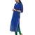 Blue Printed Cotton Straight Kurti