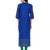 Blue Printed Cotton Straight Kurti