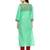 Green Printed Cotton Straight Kurti