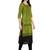 Green Printed Cotton Straight Kurti