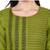 Green Printed Cotton Straight Kurti