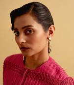 Sage green woody lavender earrings