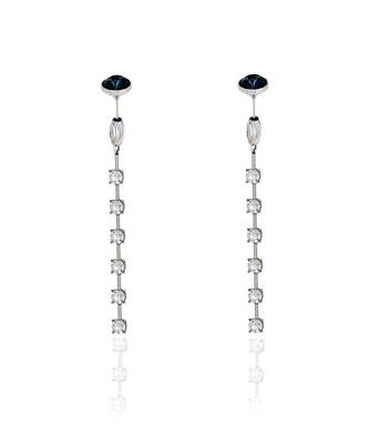 Diamond white in silver midnight musk earrings 1