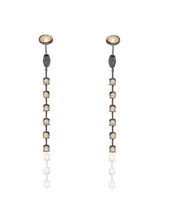 Metalic gold midnight musk earrings 2