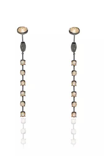 Metalic gold midnight musk earrings