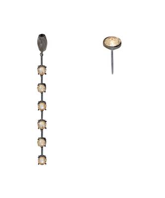 Metalic gold midnight musk earrings 3