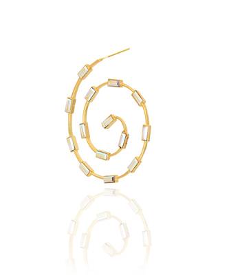 Gold classic merigold earring 4