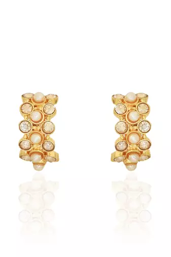 Golden sweet magnolia earring
