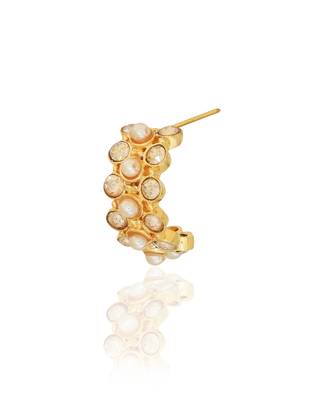 Golden sweet magnolia earring 3