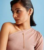 Golden amber rose pendant