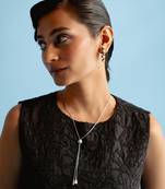 Silver amber rose pendant