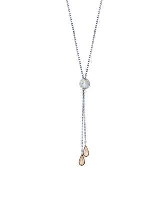 Silver amber rose pendant 4