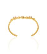 Golden in gold water lily bracelet