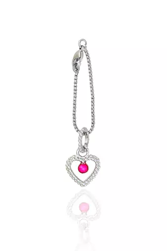 Barbie Pink Blooming Heart Watch Charm