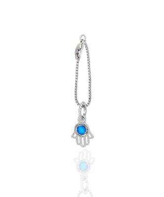 Blue Hamsa Hand Watch Charm 2