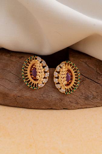 Golden ruby emerald tops one gram gold no.1139