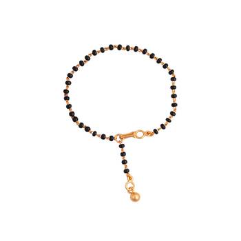  black beads  mangalsutra bracelet or hand mangalsutra one gram gold 2