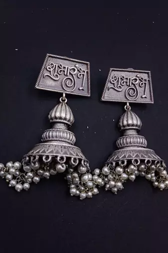 Shubharambh Pearl Dangler earrings