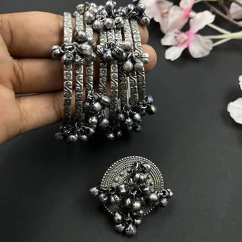 Ghunghroo Bangles with Ring 1