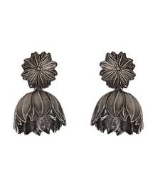 Antique Floral Jhumki