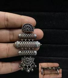 Silver Antique Big Finger Ring