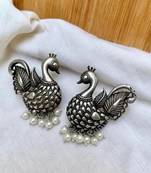 Peacock Stud Earrings
