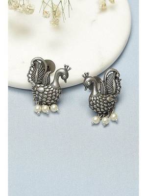Peacock Stud Earrings 4